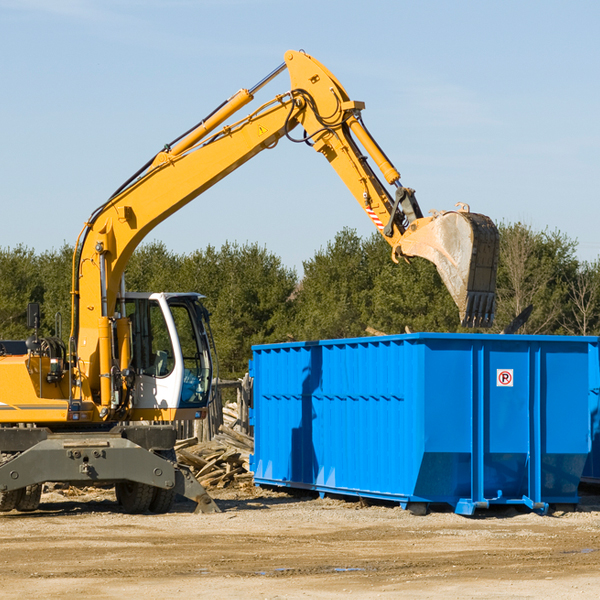 is there a minimum or maximum amount of waste i can put in a residential dumpster in Kendalia TX